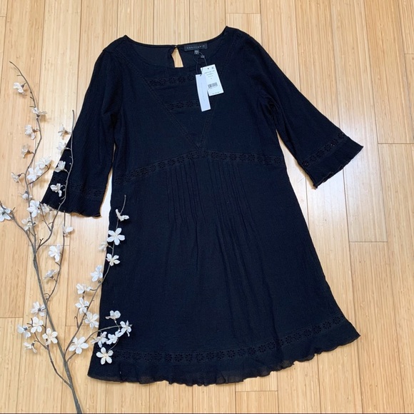 Nwt $139! Sanctuary Eyelet Trimmed Dress, S. - Picture 6 of 16
